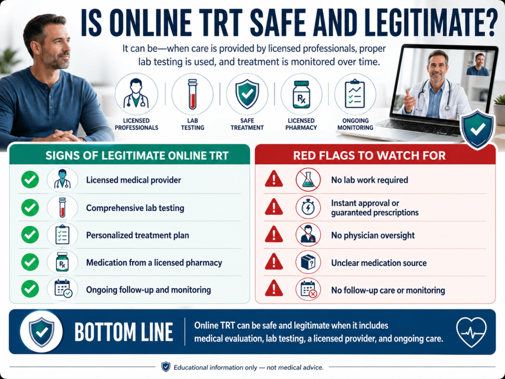 Legitimate online TRT What to know